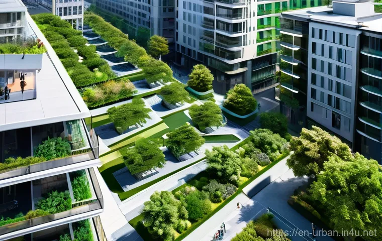 도시 주거복지정책 - **Prompt:** A vibrant, futuristic yet welcoming co-living architectural rendering, showcasing a mult...