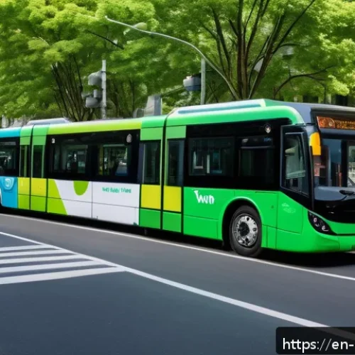 지속가능한 도시개발 목표 SDGs - A vibrant urban street scene showcasing a seamless integration of public transit and micromobility o...